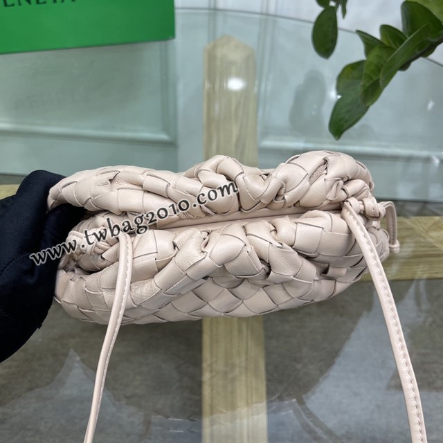 Bottega veneta高端女包 98061 寶緹嘉升級版小號編織雲朵包 BV經典款純手工編織羔羊皮女包  gxz1169